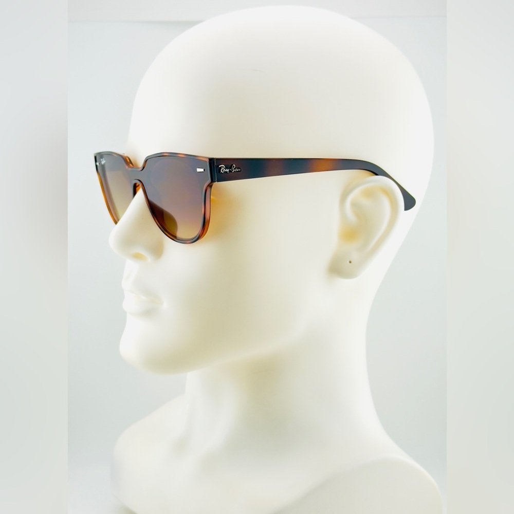 Ray Ban Blaze Meteor Sunglasses RB4368NF Tortoise Frame Brown Gradient lenses - Picture 5 of 12